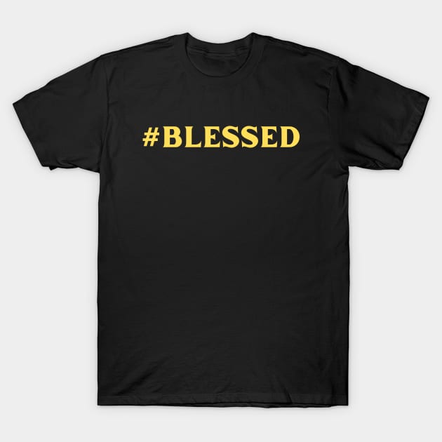 Hashtag Blessed | Christian T-Shirt by All Things Gospel